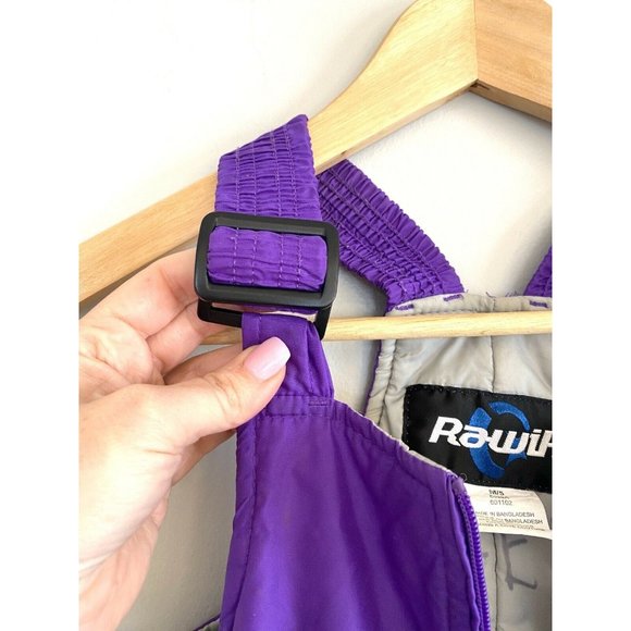 Rawik Kids Youth Snowbib Size 5 Purple Adjustable *3/$20 Sale* - Picture 5 of 9